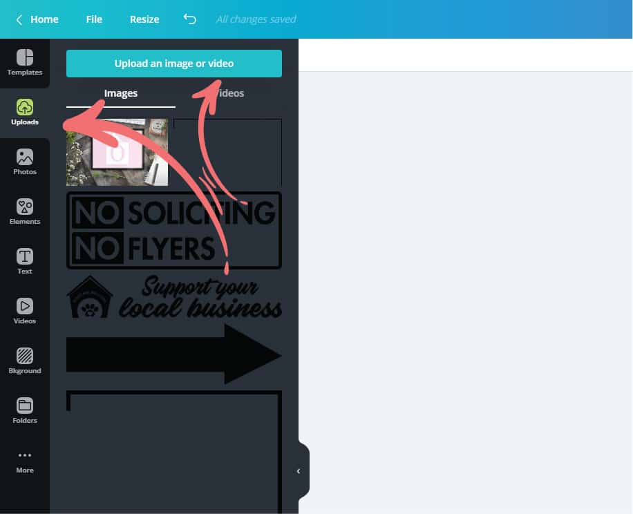 How to use Canva to resize printables to any dimension