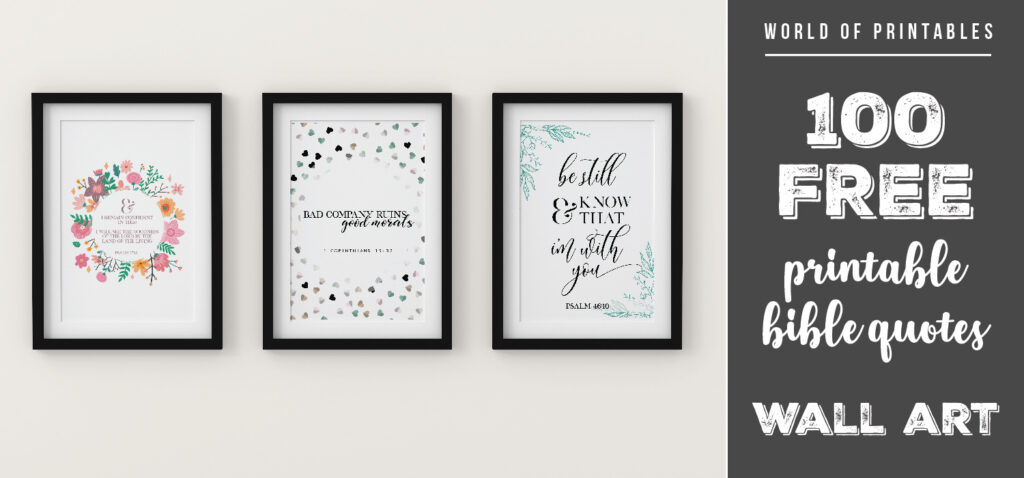 Free Printable Scripture Posters