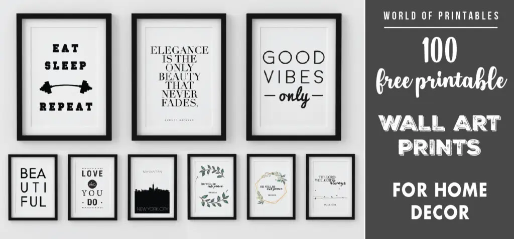 printable room decorations