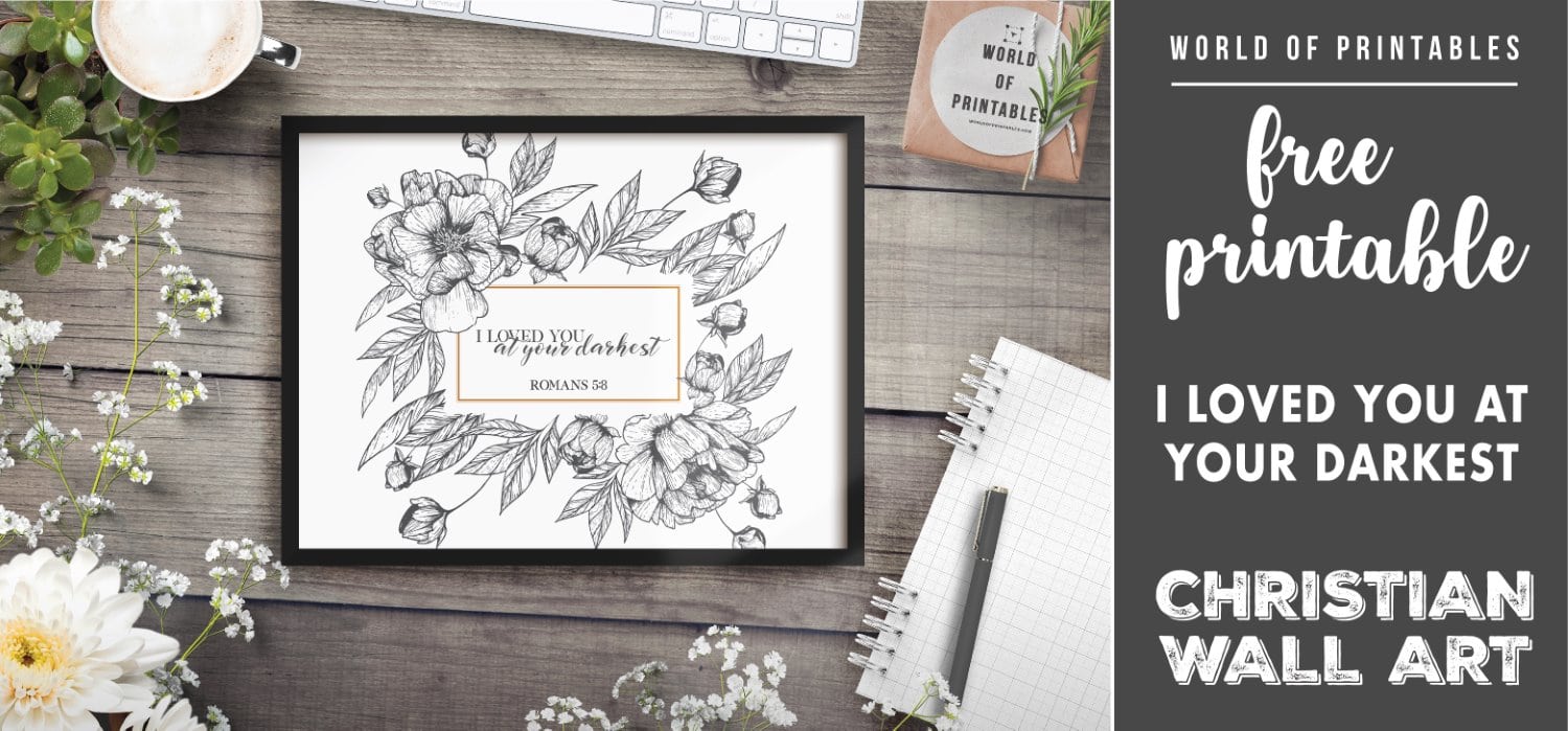 Free Printable Christian Wall Art - God Is Love - World of Printables