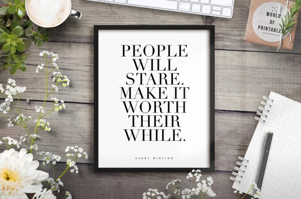 people will stare mockup 2 - Printable Wall Art