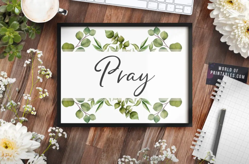 pray - Printable Wall Art