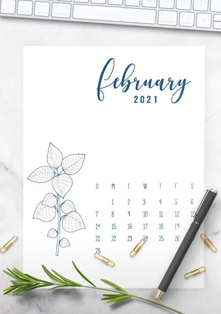 Free Printable Calendar 2021 - calendar 14 mockup 2