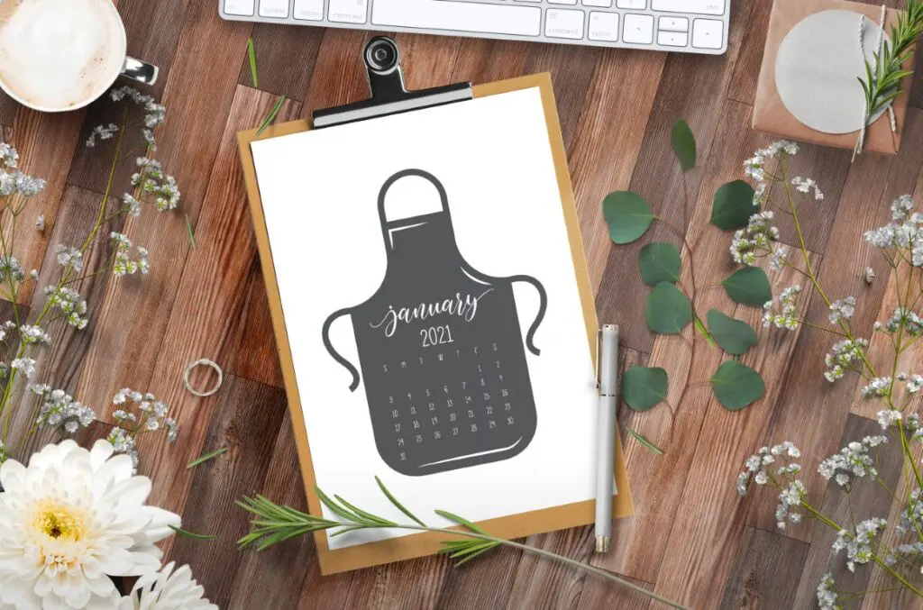 Free Printable Calendar 2021 - calendar 25 mockup 3