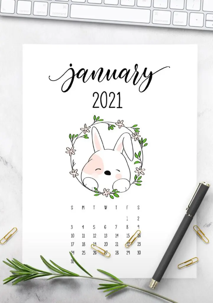 Free Printable Calendar 2021 - calendar 28 mockup 2