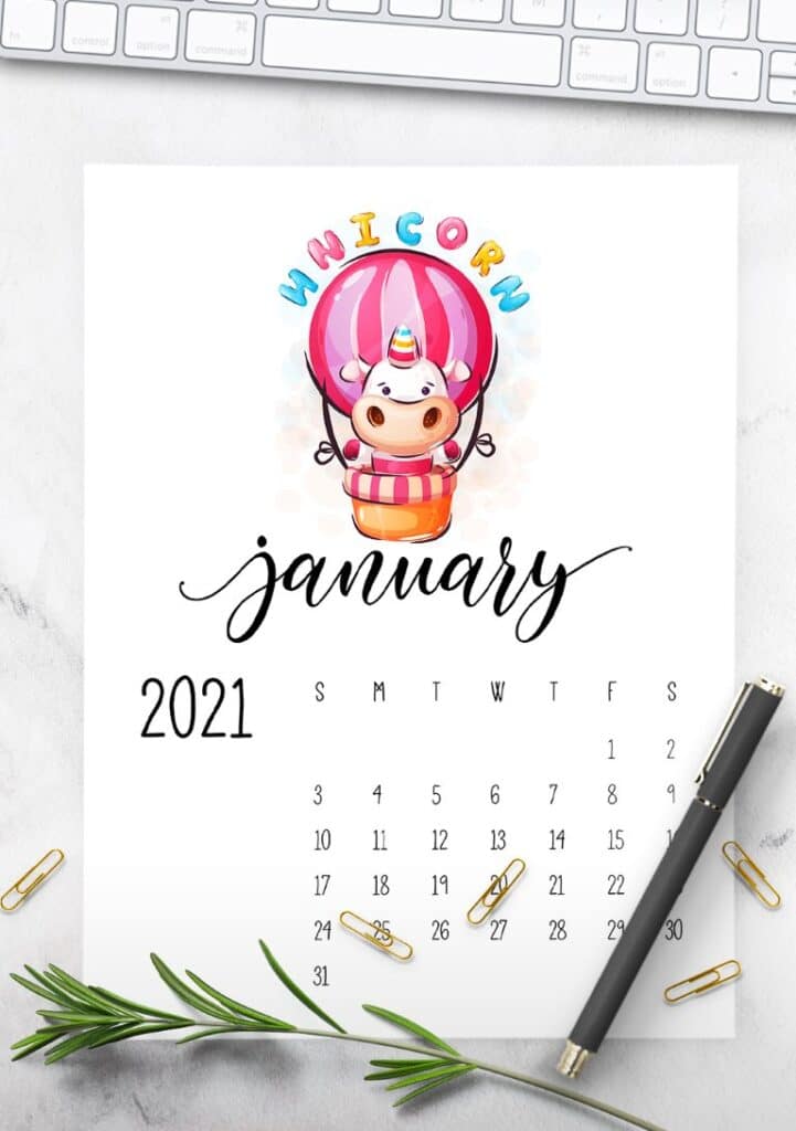 Free Printable Calendar 2021 - calendar 41 mockup 2