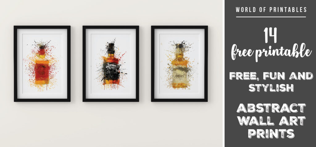14 free fun and stylish abstract splatter wall art prints
