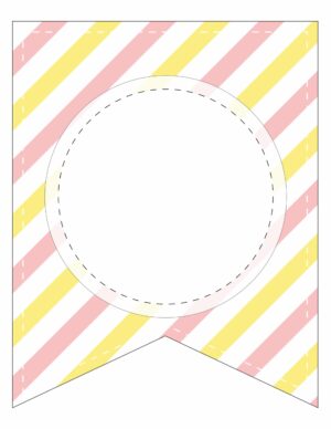 Free Printable Blank Pattern Banner Letters - World of Printables