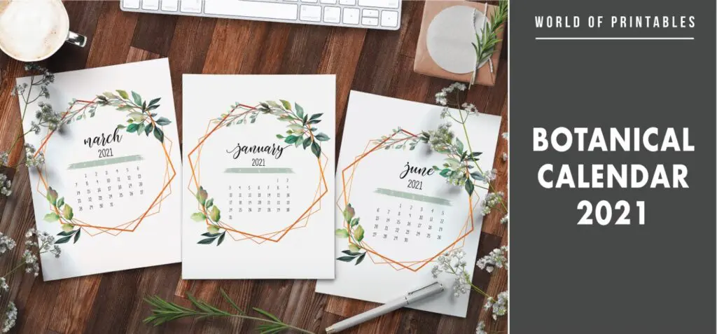 Botanical Calendar 2021