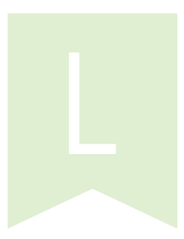 Free Printable Colorful Banner Letters - World of Printables