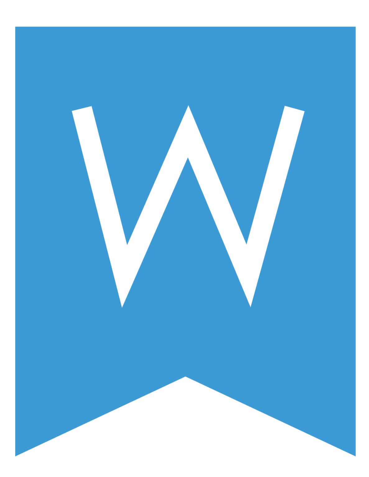 free printable colorful banner letters world of printables