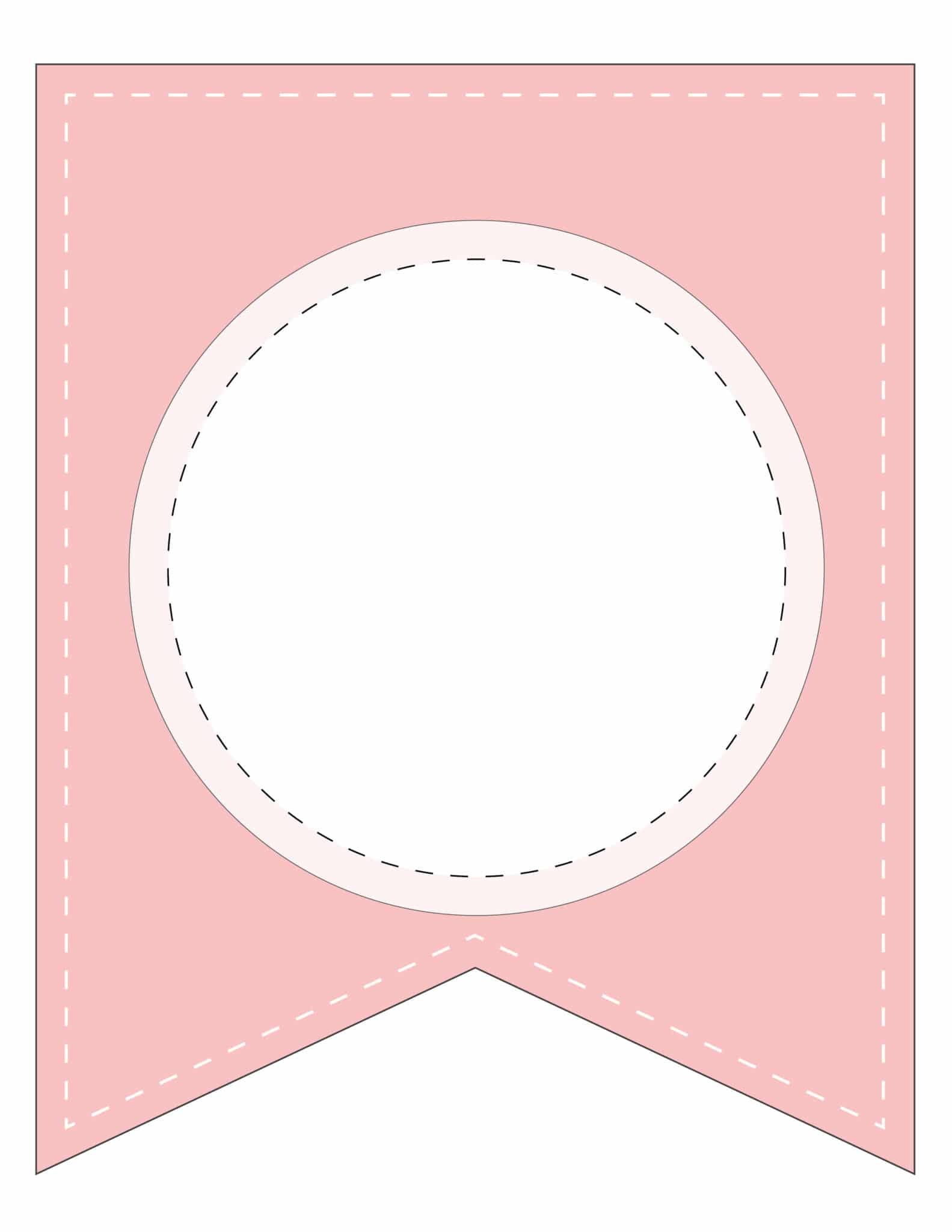 free printable colorful blank banner letters world of printables