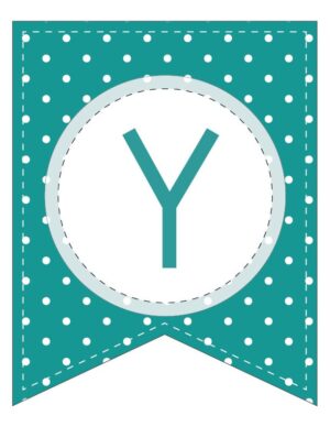 Free Printable Colorful Polka Dot Happy Birthday Banner Letters - World ...
