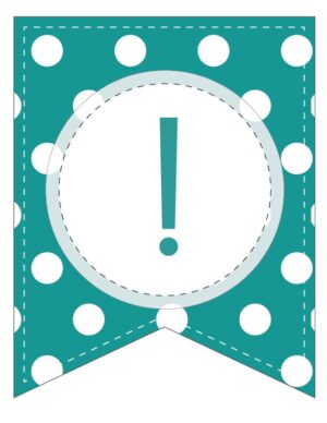 Free Printable Colorful Polka Dot Happy Birthday Banner Letters - World ...