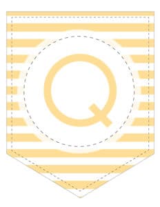 free printable colorful striped banner world of printables