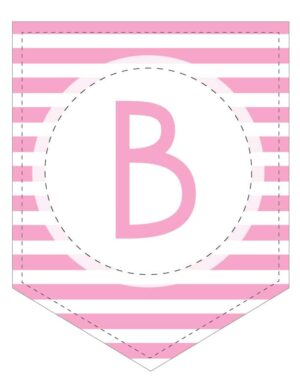 Free Printable Colorful Striped Banner - World of Printables