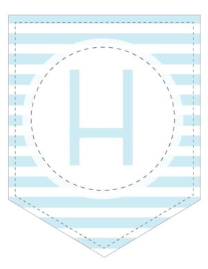Free Printable Colorful Striped Banner - World of Printables