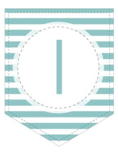 Free Printable Colorful Striped Banner - World of Printables
