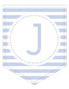 free printable colorful striped banner world of printables