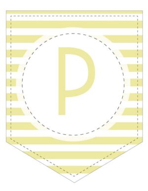 Free Printable Colorful Striped Banner - World of Printables