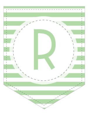 Free Printable Colorful Striped Banner - World of Printables