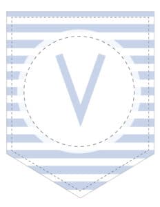 Free Printable Colorful Striped Banner - World of Printables