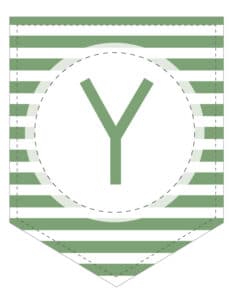 Free Printable Colorful Striped Banner - World of Printables