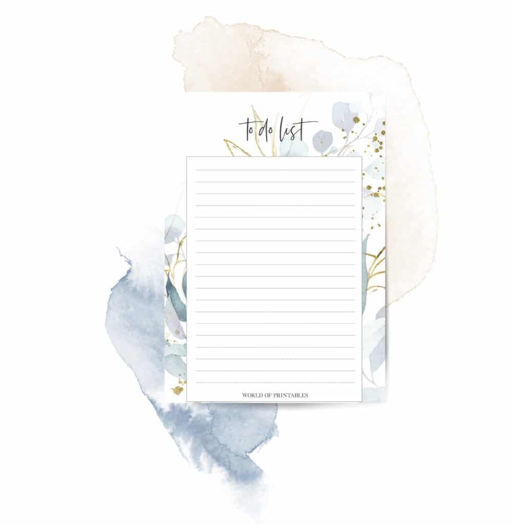 Get Organized With These 17 Stunning To Do List Printable Templates