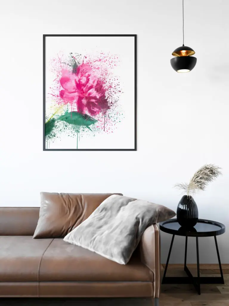 Flower Splash Wall Art