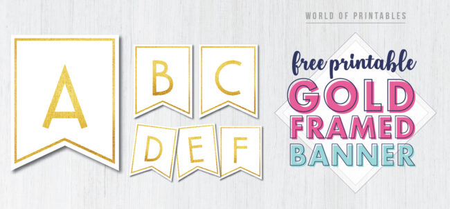 free printable unicorn banner letters world of printables