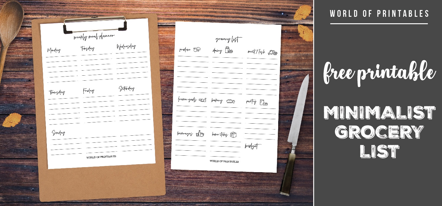 Free Printable Minimalist Grocery List World Of Printables free-printable-minimalist-grocery-list-world-of-printables