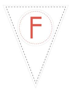 free printable simple colorful banner letters world of printables