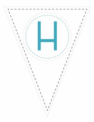 Free Printable Simple Colorful Banner Letters - World of Printables