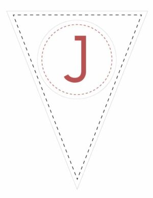 free printable simple colorful banner letters world of printables