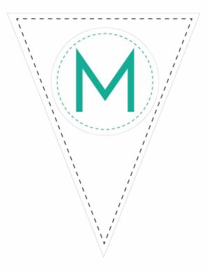 Free Printable Simple Colorful Banner Letters - World of Printables