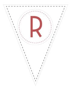 free printable simple colorful banner letters world of printables