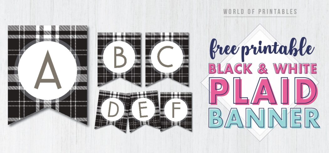 Free Printable Banner Templates (Blank Banners) - World of Printables