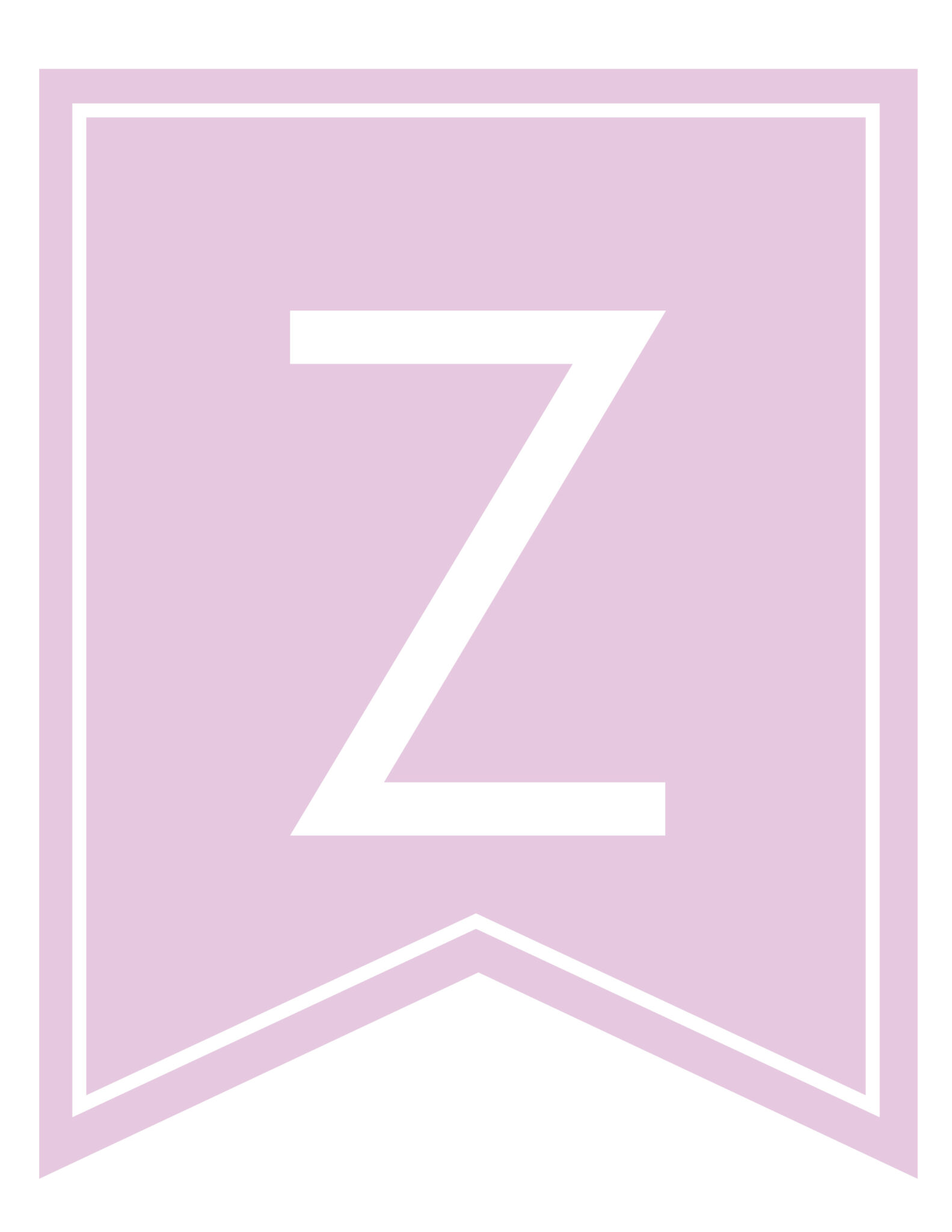 free printable girls pink banner letters world of printables