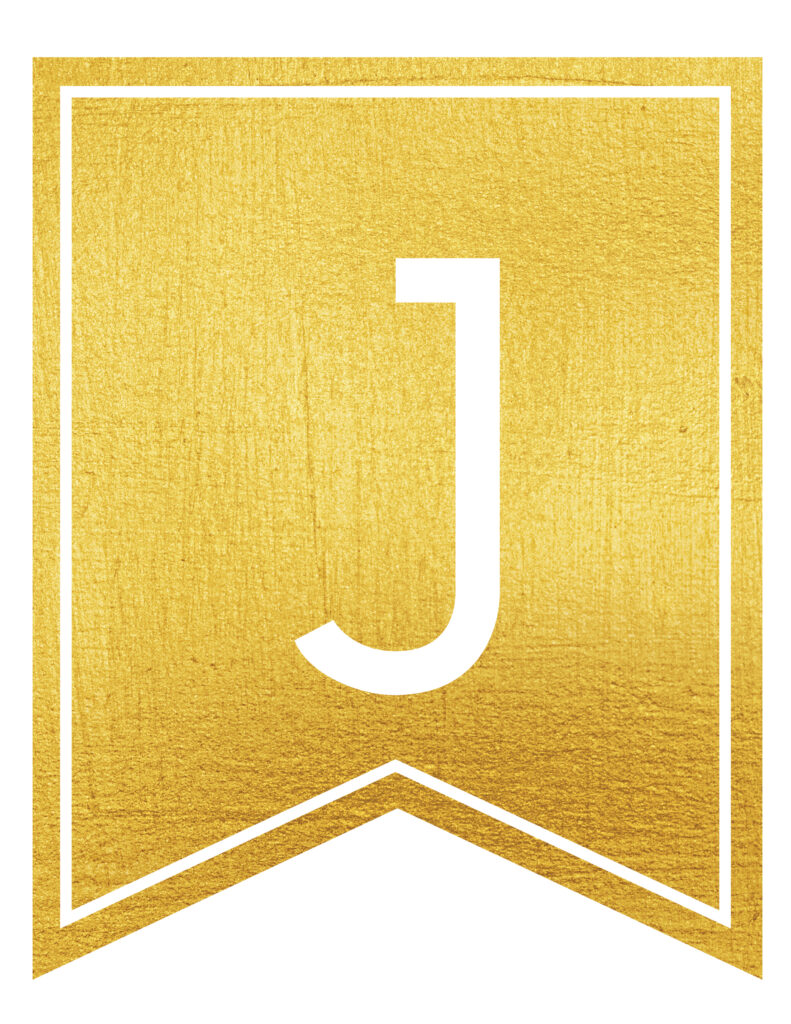 Free Printable Gold Banner Letters. These golden free printable letters for banners are a great DIY to customize a banner for birthday party