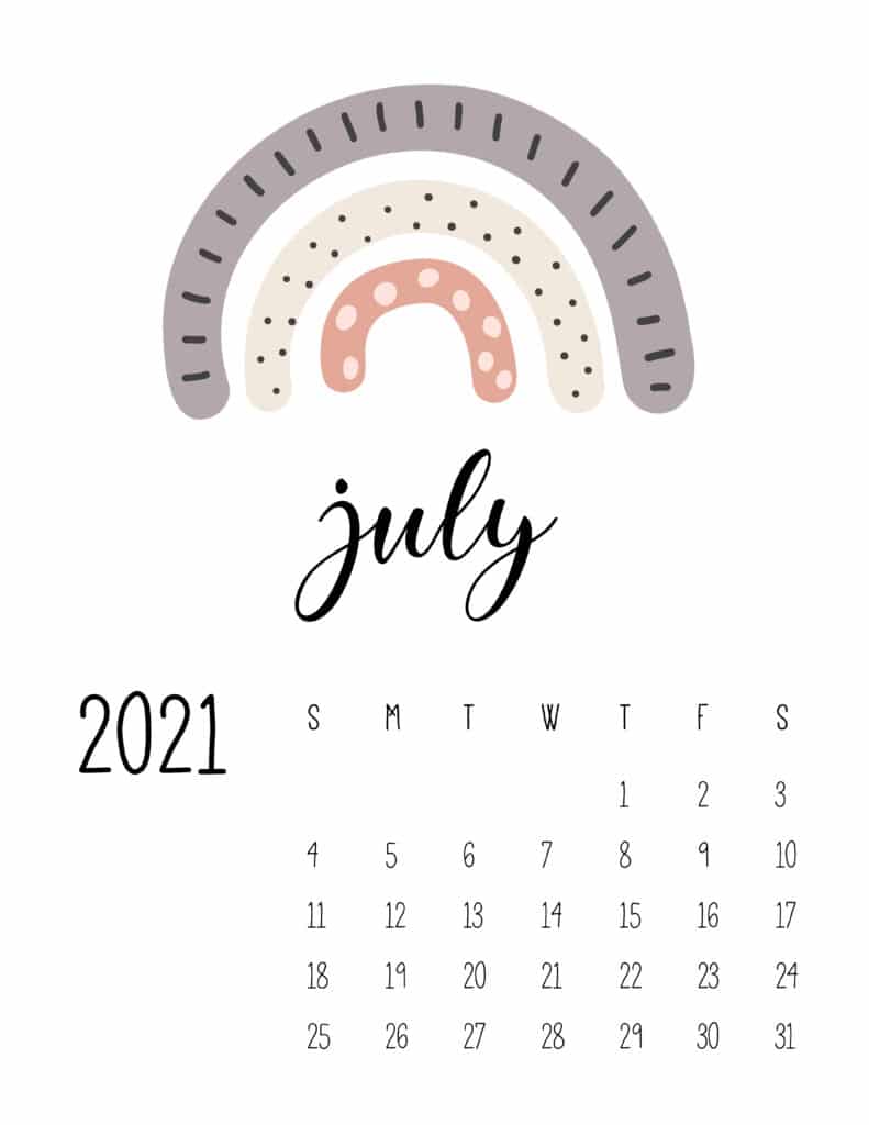 21 Calendar Printables For Free World Of Printables