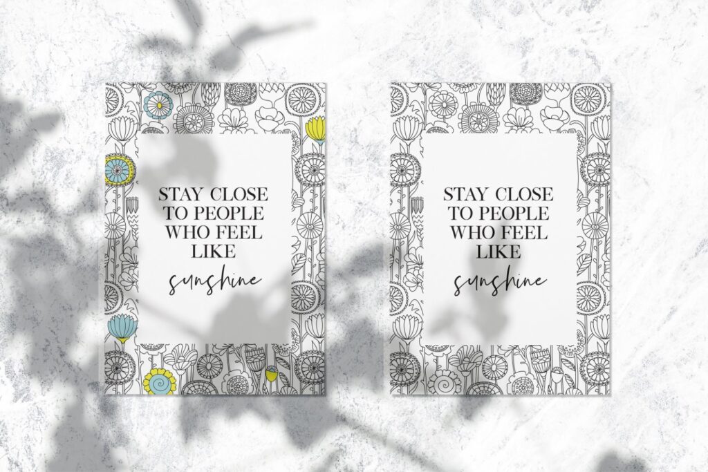 Free Printable Friendship Inspirational Quote Coloring Page - Stay ...