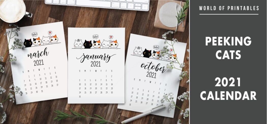 Free Cute October Calendar & Planner Printable Set - World of Printables