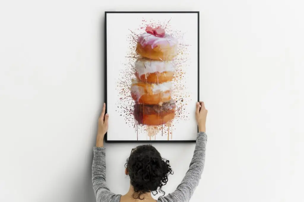 Stack of Donuts Splash Wall Art