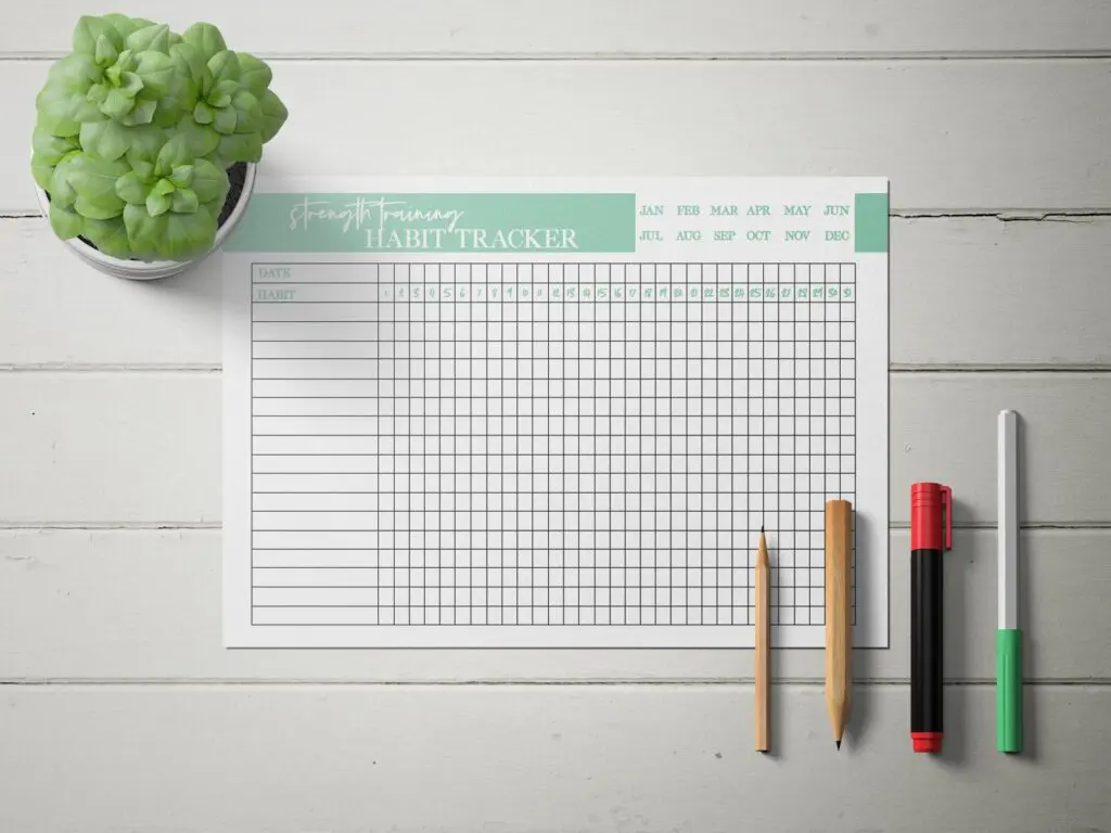 Strength Training Habit Tracker