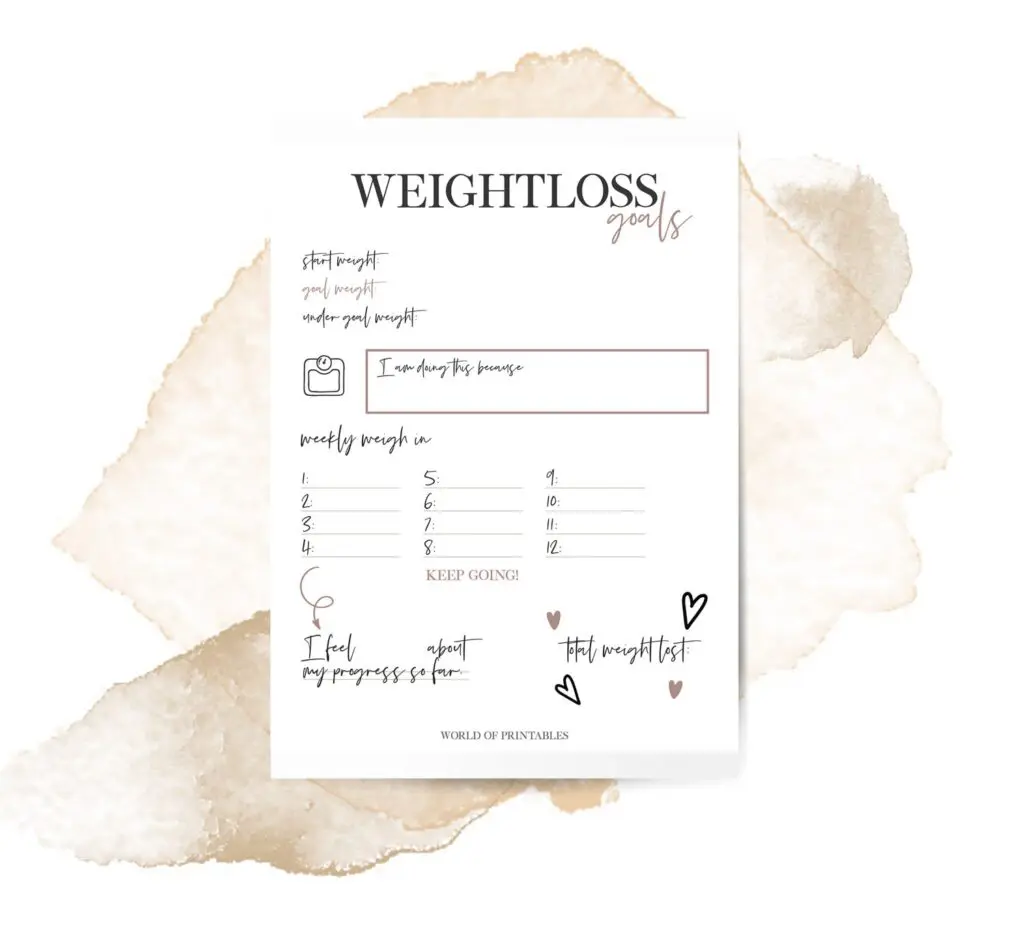 Weightloss Goal Tracker