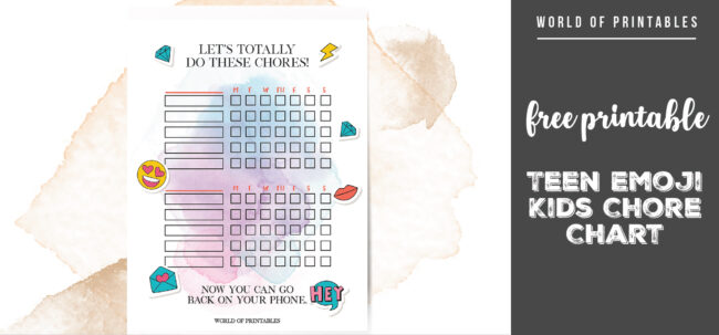 Free Printable Colorful Grocery List - World of Printables