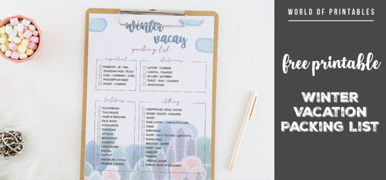 free printable summer vacation packing list world of printables