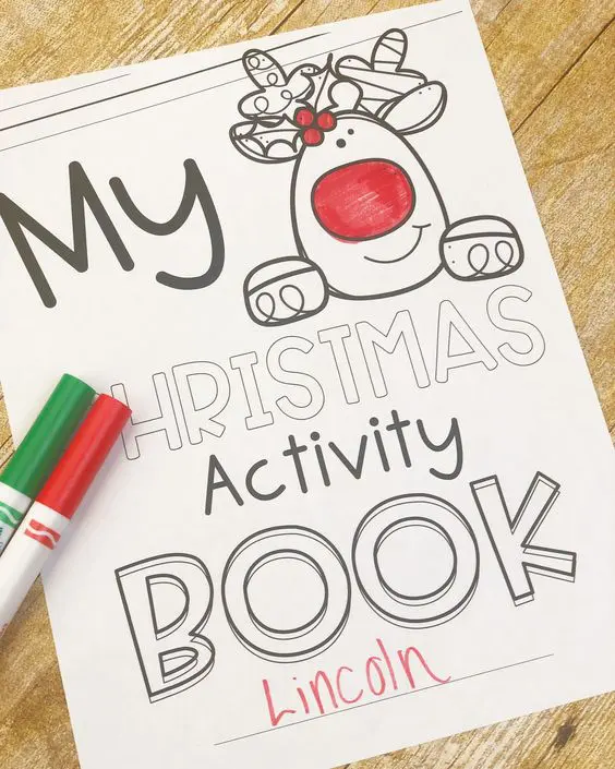 Free Christmas Activity Book For Children