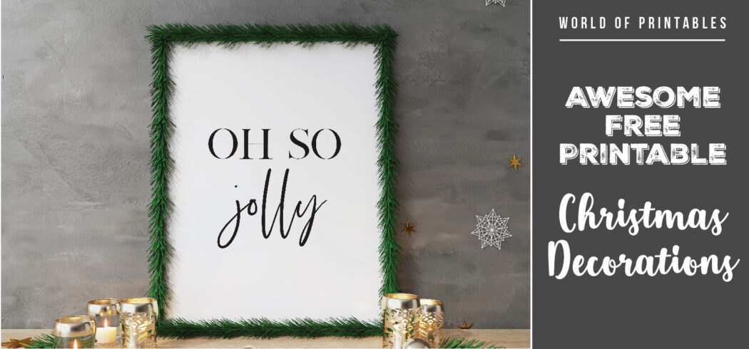 Free Christmas Printables - World of Printables
