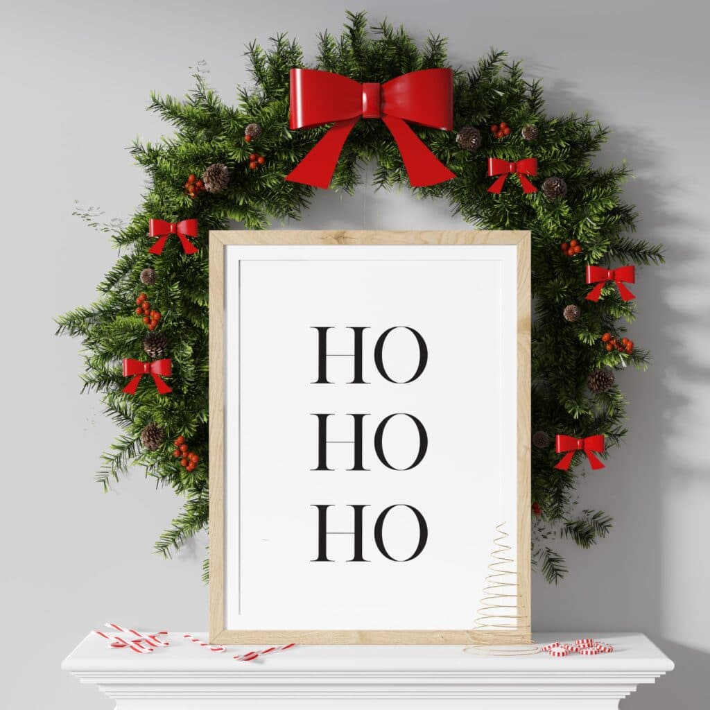 free-classy-and-beautiful-ho-ho-ho-festive-wall-art-print-world-of